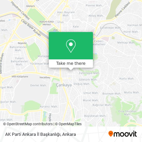 AK Parti Ankara İl Başkanlığı map