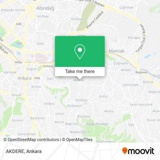 AKDERE map