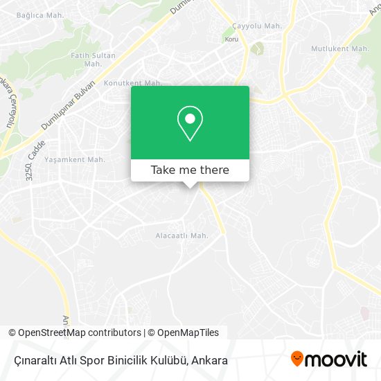 Çınaraltı Atlı Spor Binicilik Kulübü map