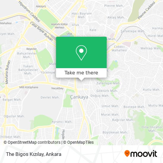 The Bigos Kızılay map