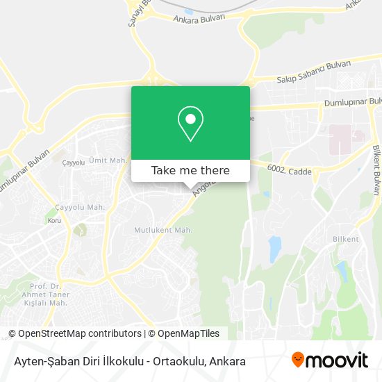 Ayten-Şaban Diri İlkokulu - Ortaokulu map