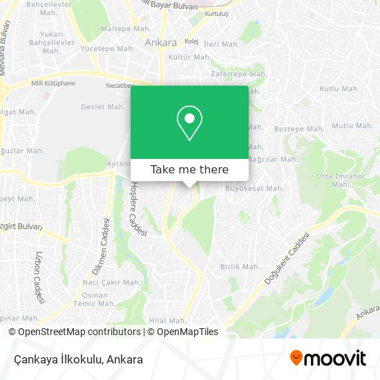 Çankaya İlkokulu map