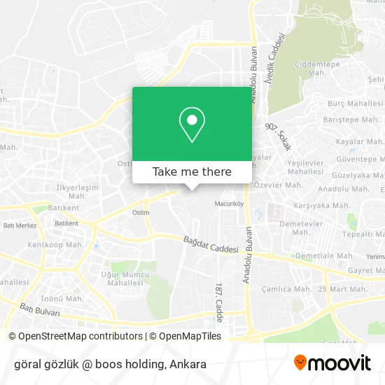 göral gözlük @ boos holding map