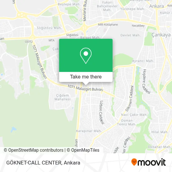 GÖKNET-CALL CENTER map