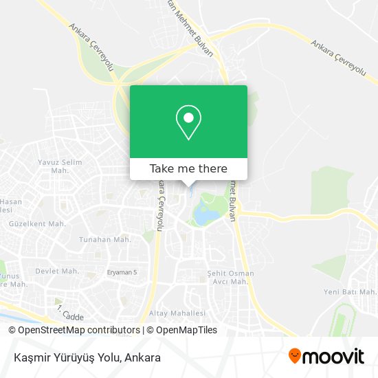 Kaşmir Yürüyüş Yolu map