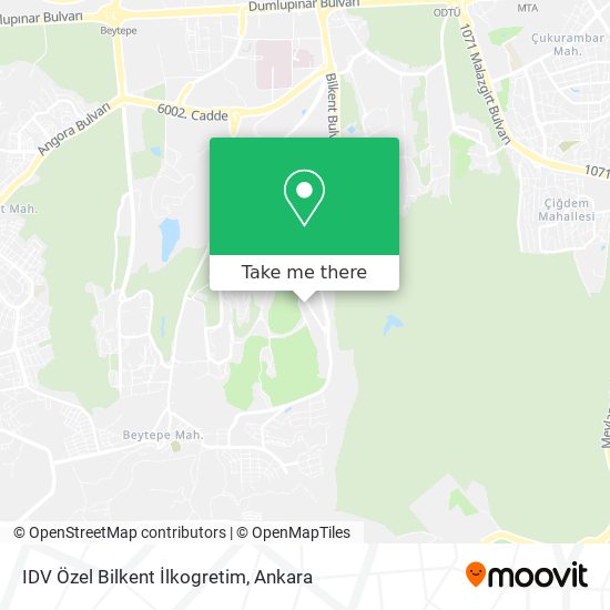IDV Özel Bilkent İlkogretim map