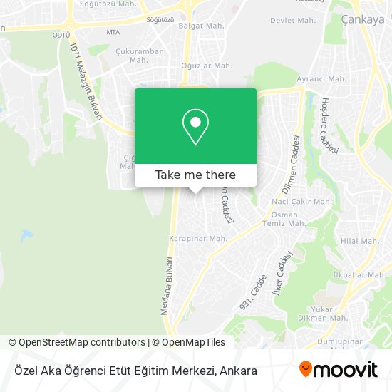 Özel Aka Öğrenci Etüt Eğitim Merkezi map