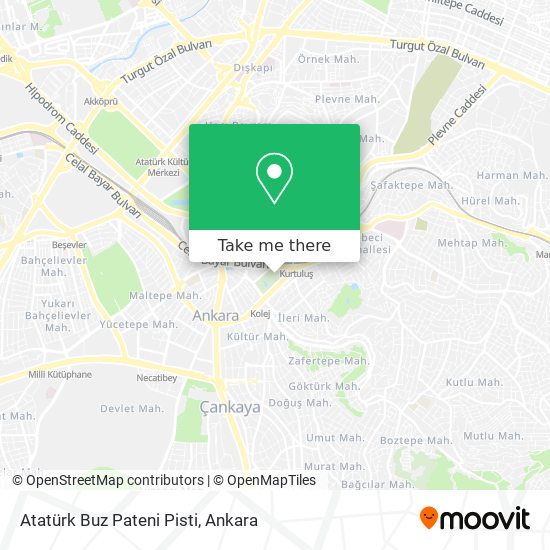 Atatürk Buz Pateni Pisti map