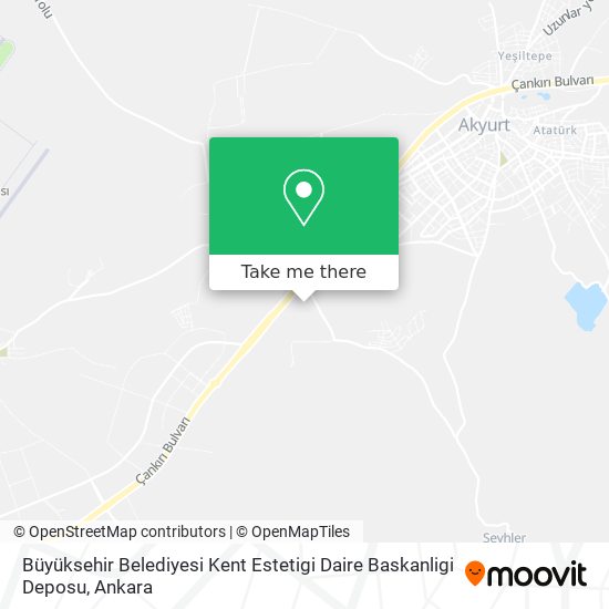 Büyüksehir Belediyesi Kent Estetigi Daire Baskanligi Deposu map