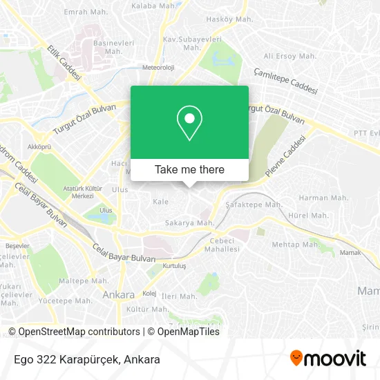 Ego 322 Karapürçek map