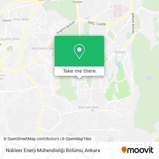 Nükleer Enerji Mühendisliği Bölümü map