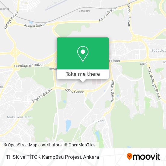 THSK ve TİTCK Kampüsü Projesi map