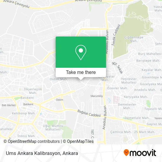 Ums Ankara Kalibrasyon map