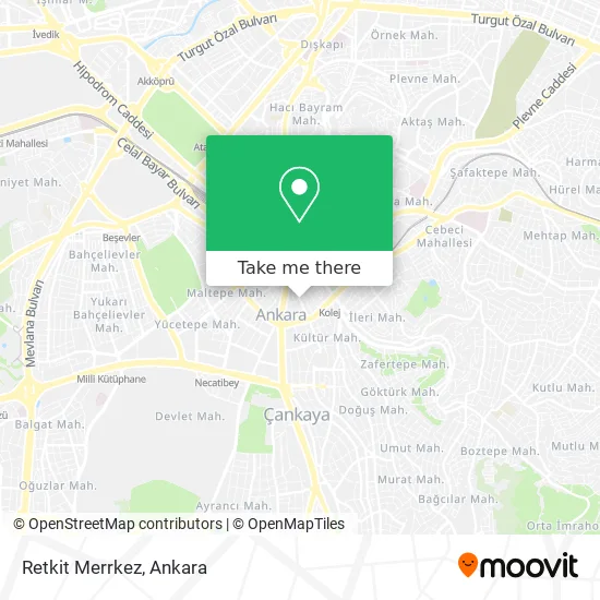 Retkit Merrkez map