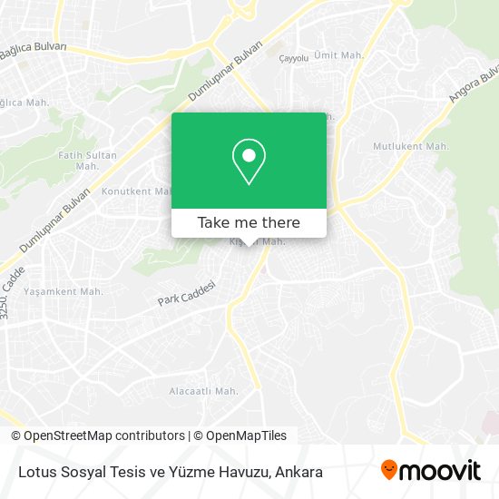 Lotus Sosyal Tesis ve Yüzme Havuzu map