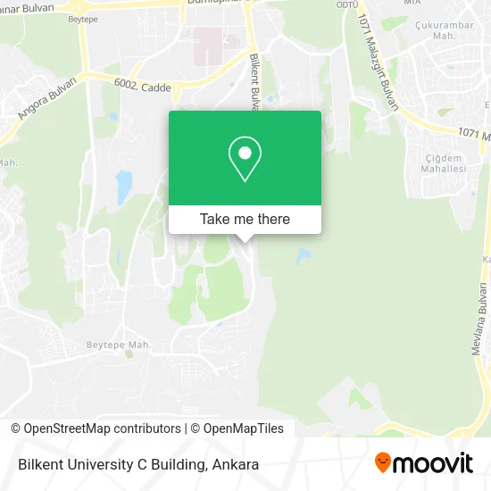 Bilkent University C Building map