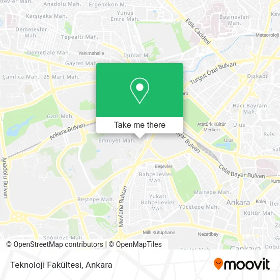 Teknoloji Fakültesi map