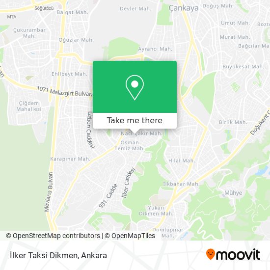 İlker Taksi Dikmen map