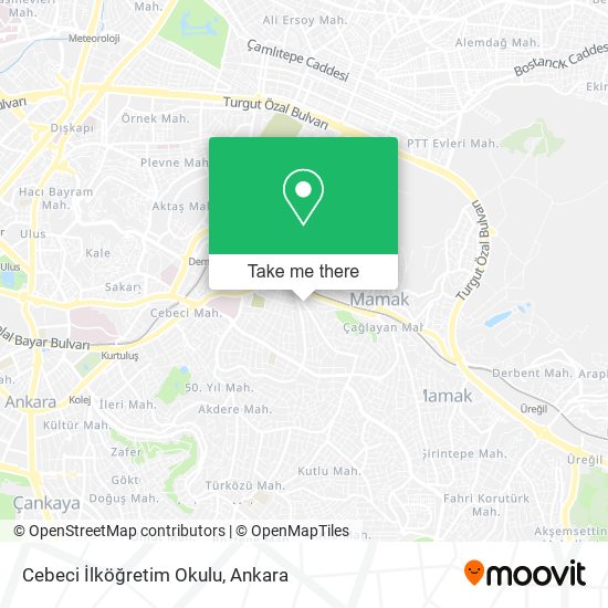 Cebeci İlköğretim Okulu map