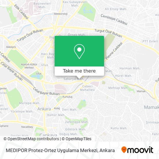 MEDIPOR Protez-Ortez Uygulama Merkezi map