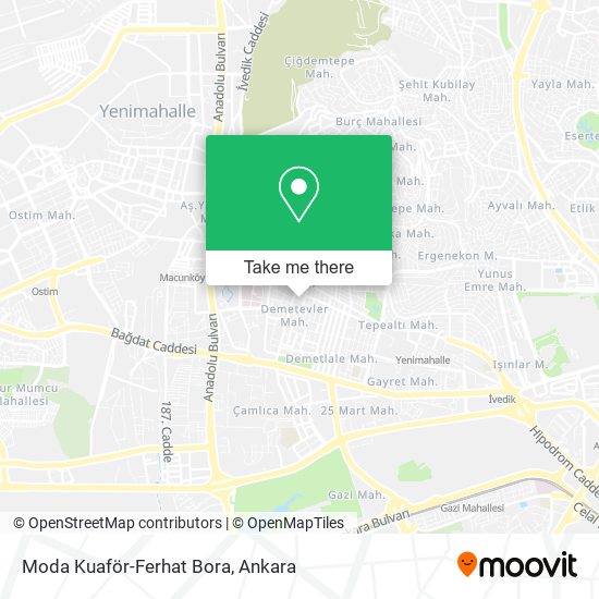 Moda Kuaför-Ferhat Bora map