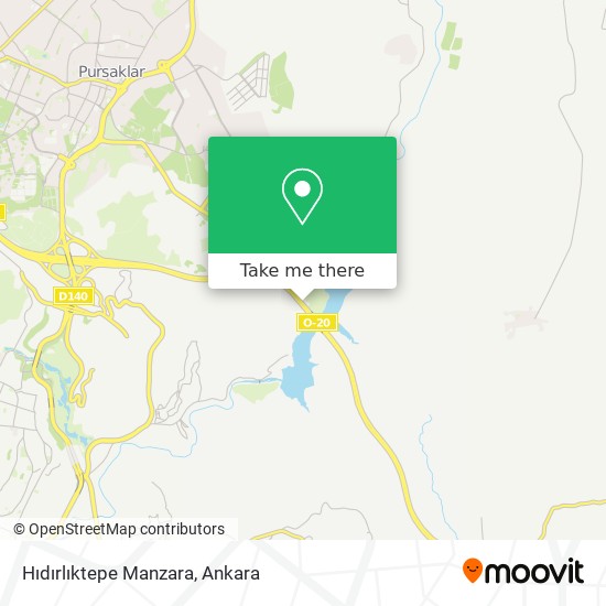 Hıdırlıktepe Manzara map