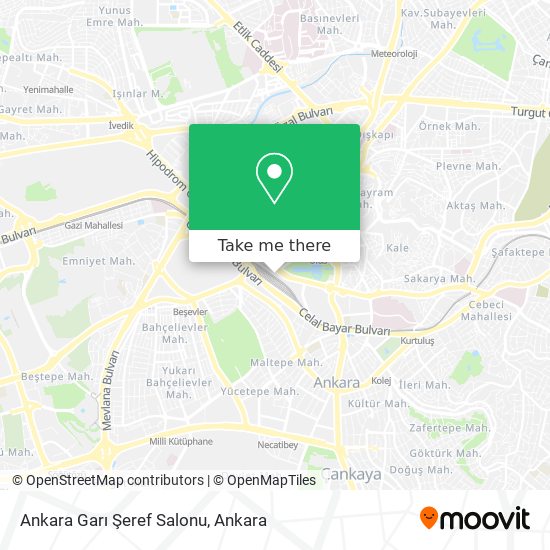 Ankara Garı Şeref Salonu map