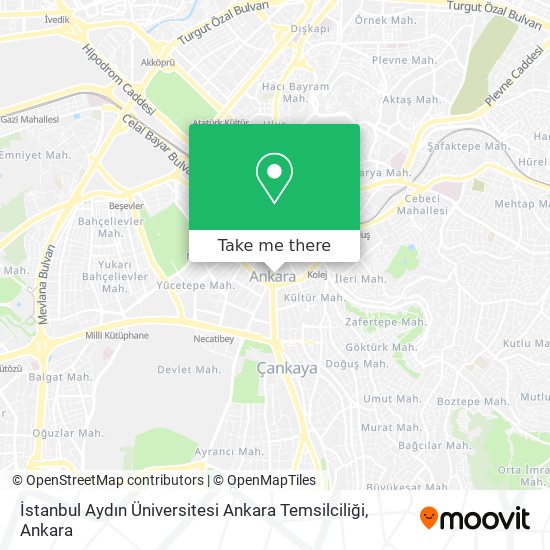 İstanbul Aydın Üniversitesi Ankara Temsilciliği map