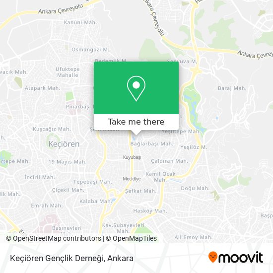 Keçiören Gençlik Derneği map
