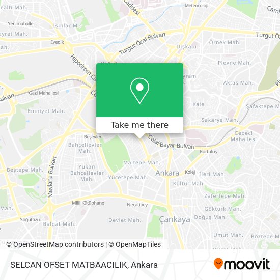 SELCAN OFSET MATBAACILIK map