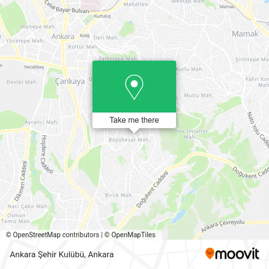 Ankara Şehir Kulübü map