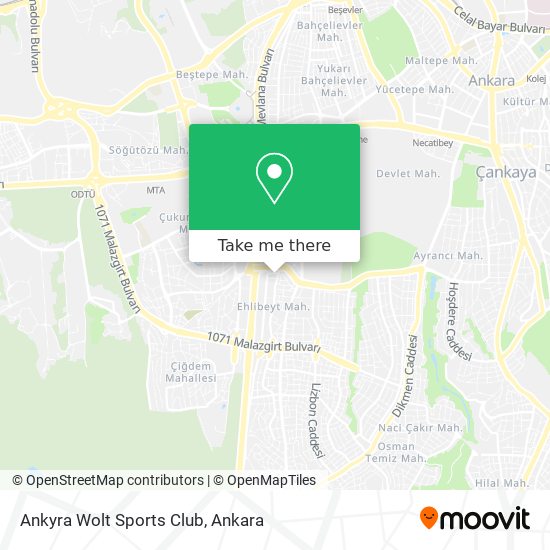 Ankyra Wolt Sports Club map