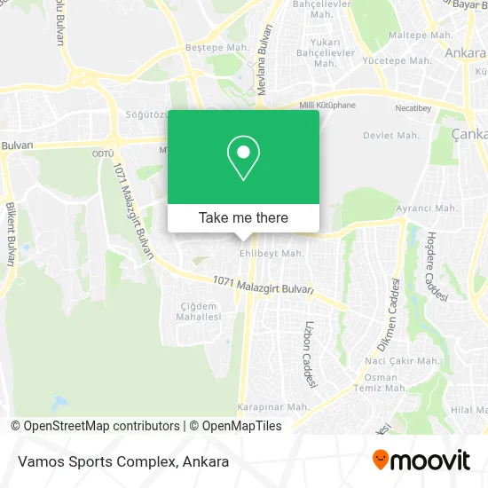 Vamos Sports Complex map