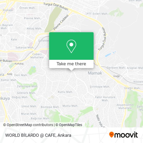 WORLD BİLARDO @ CAFE map