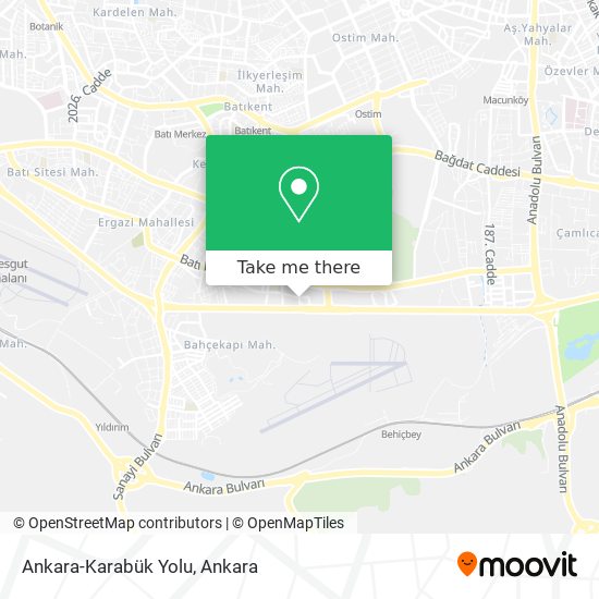 Ankara-Karabük Yolu map