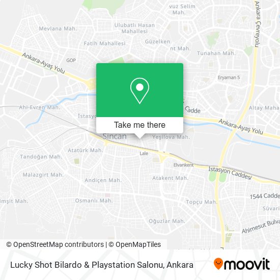 Lucky Shot Bilardo & Playstation Salonu map