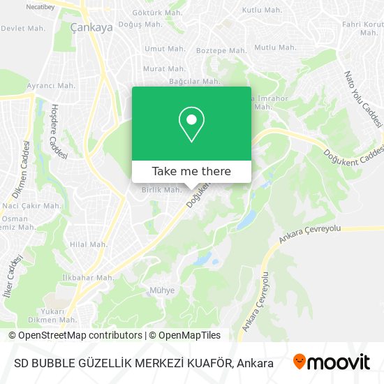 SD BUBBLE GÜZELLİK MERKEZİ KUAFÖR map