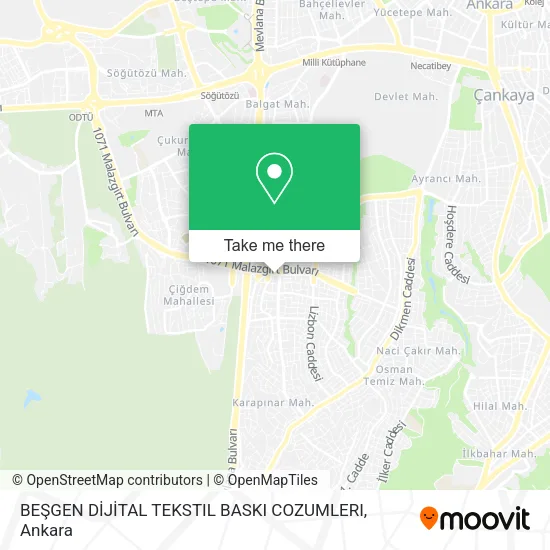 BEŞGEN DİJİTAL TEKSTIL BASKI COZUMLERI map