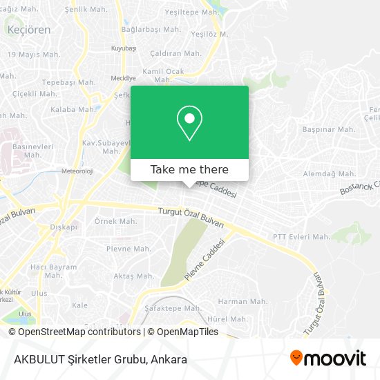 AKBULUT Şirketler Grubu map