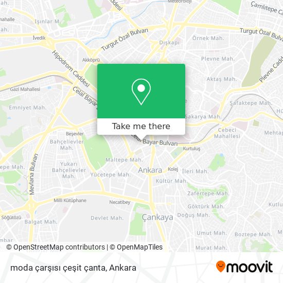 moda çarşısı çeşit çanta map