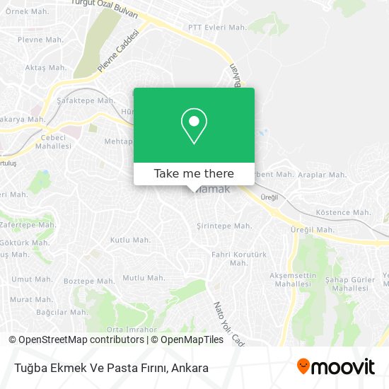Tuğba Ekmek Ve Pasta Fırını map