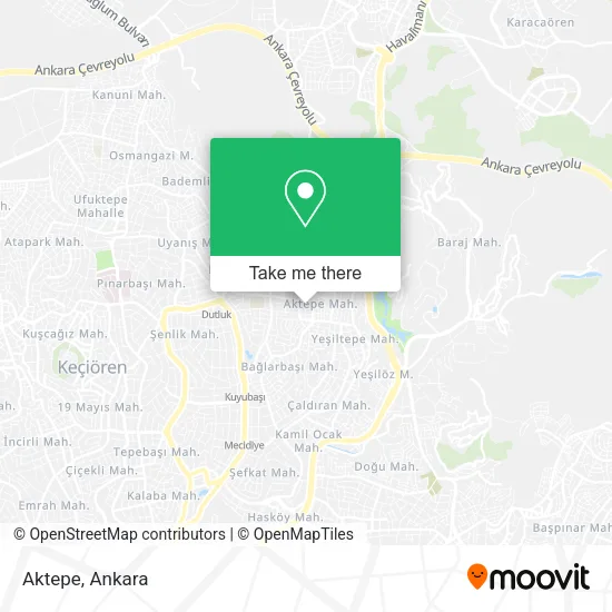 Aktepe map