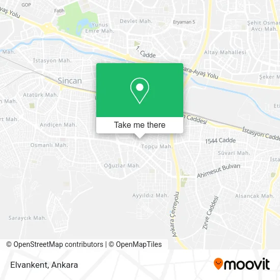 Elvankent map