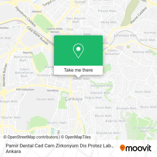 Pamir Dental Cad Cam Zirkonyum Dis Protez Lab. map