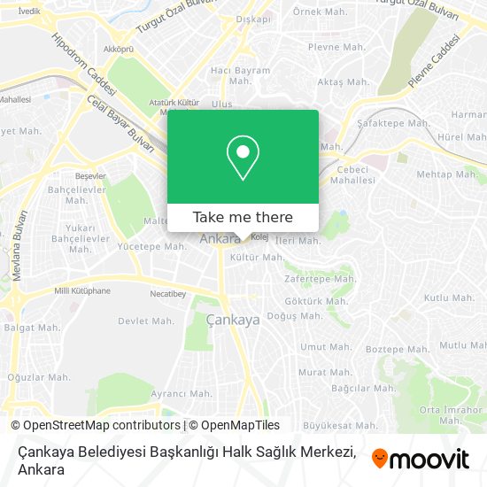 Çankaya Belediyesi Başkanlığı Halk Sağlık Merkezi map