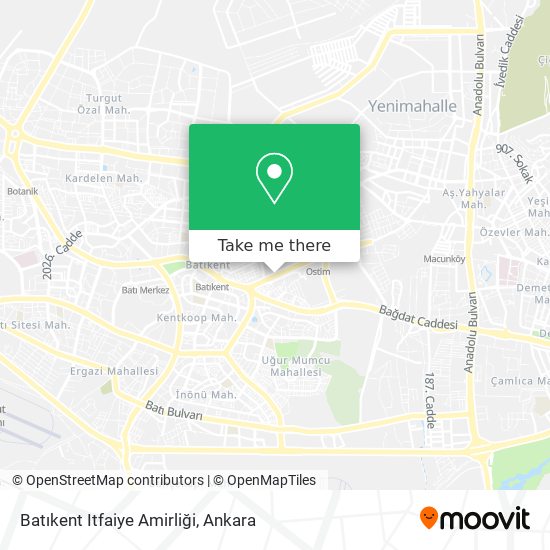 Batıkent Itfaiye Amirliği map