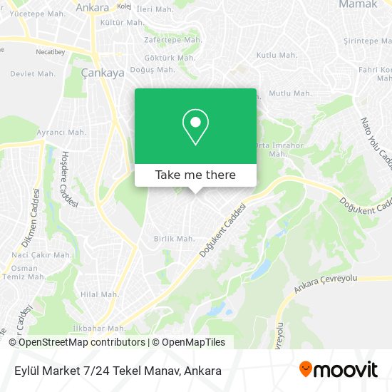 Eylül Market 7/24 Tekel Manav map