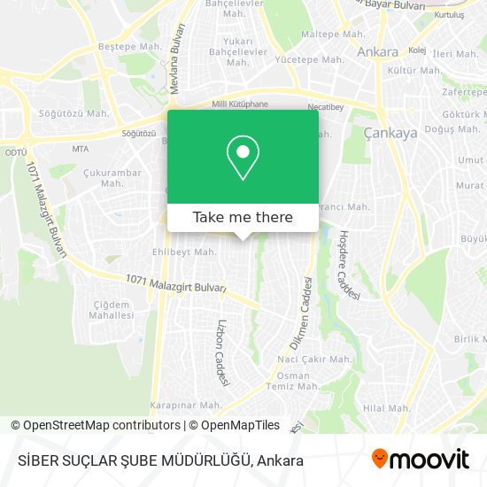 SİBER SUÇLAR ŞUBE MÜDÜRLÜĞÜ map