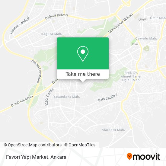 Favori Yapı Market map