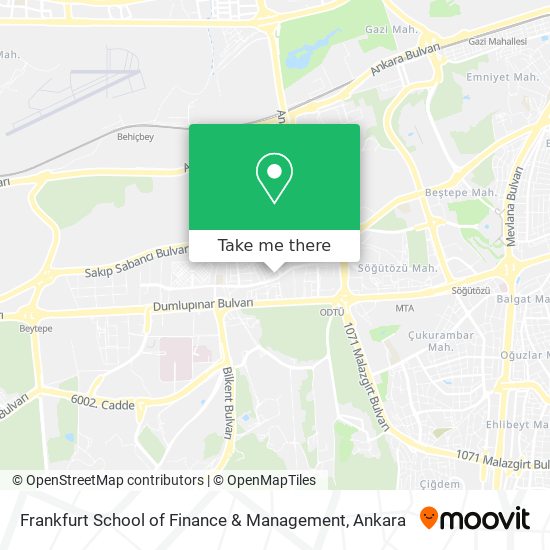 Frankfurt School of Finance & Management map
